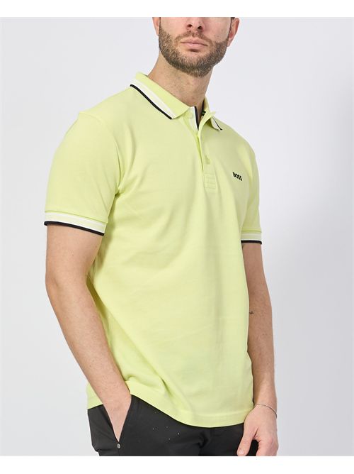 Paddy men's polo shirt by Boss with contrasting edges BOSS | 50469055723