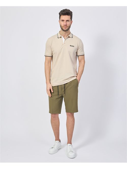 Boss men's polo shirt in cotton blend BOSS | 50469102284