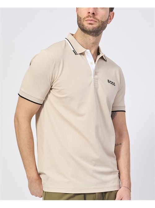 Boss men's polo shirt in cotton blend BOSS | 50469102284