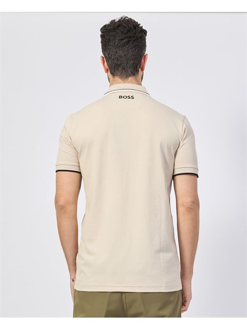 Boss men's polo shirt in cotton blend BOSS | 50469102284