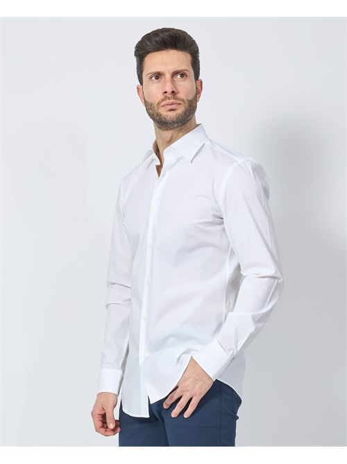 Camicia uomo Boss bianca slim fit BOSS | 50469345100