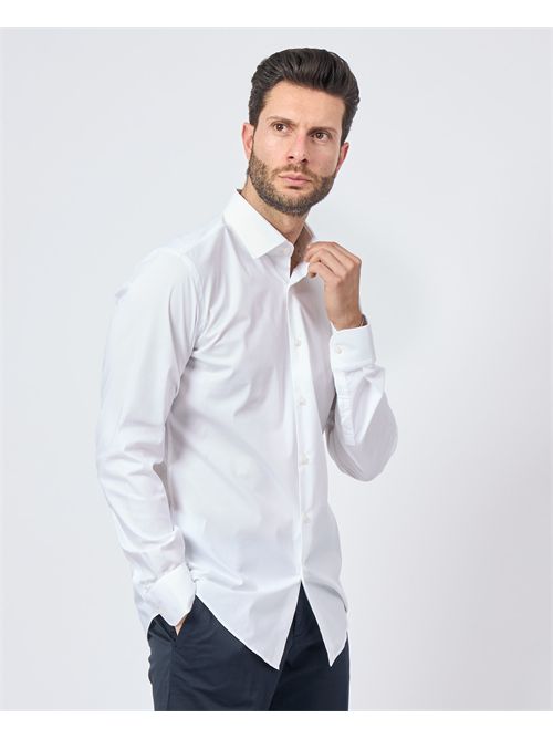 Camicia uomo Boss bianca slim fit BOSS | 50469345100