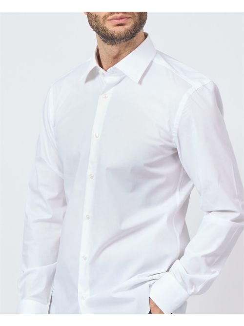 Camicia uomo Boss bianca slim fit BOSS | 50469345100