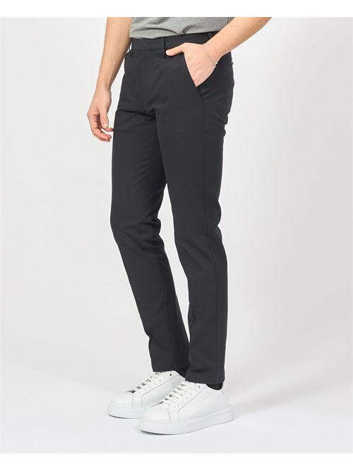 Pantaloni uomo Boss neri elasticizzati slim fit BOSS | 50487754001