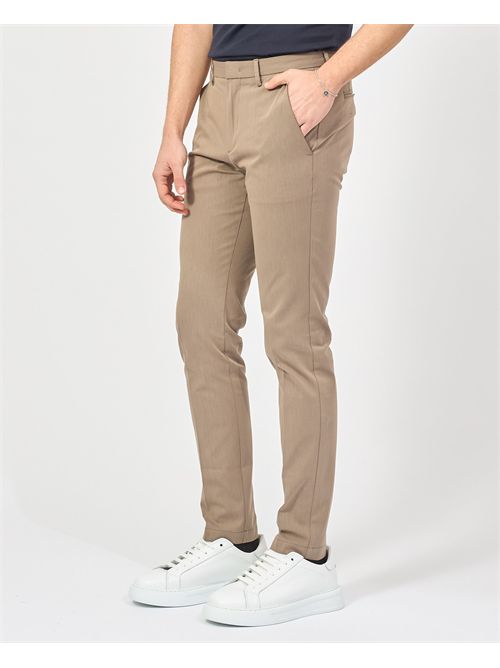 Pantaloni uomo Boss neri elasticizzati slim fit BOSS | 50487754376