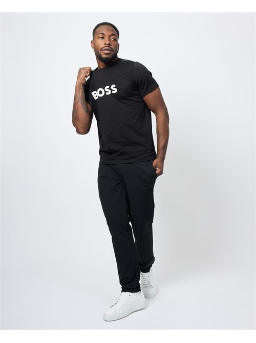 T-shirt col rond coupe décontractée Boss pour homme BOSS | 50491706001