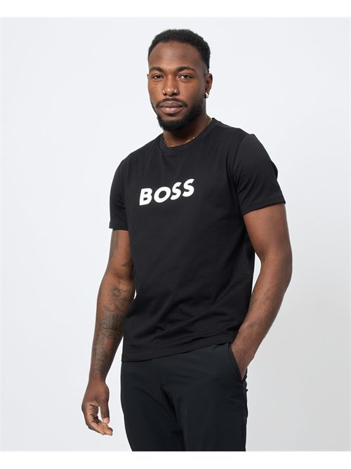 T-shirt col rond coupe décontractée Boss pour homme BOSS | 50491706001