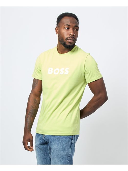 T-shirt col rond coupe décontractée Boss pour homme BOSS | 50491706331