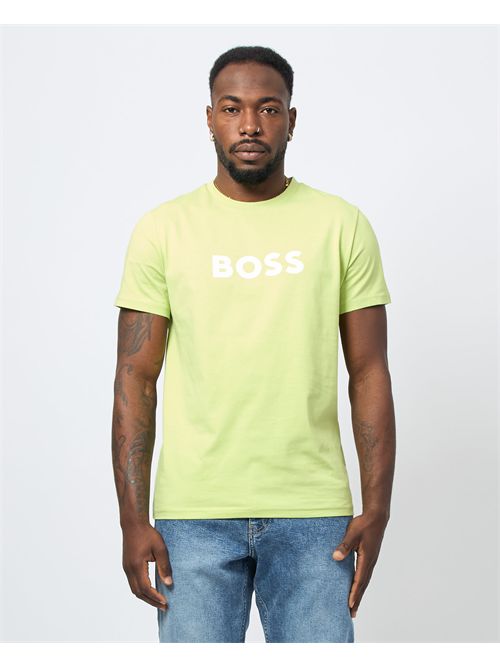 T-shirt col rond coupe décontractée Boss pour homme BOSS | 50491706331