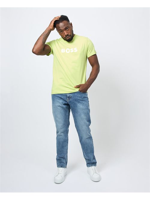 T-shirt col rond coupe décontractée Boss pour homme BOSS | 50491706331