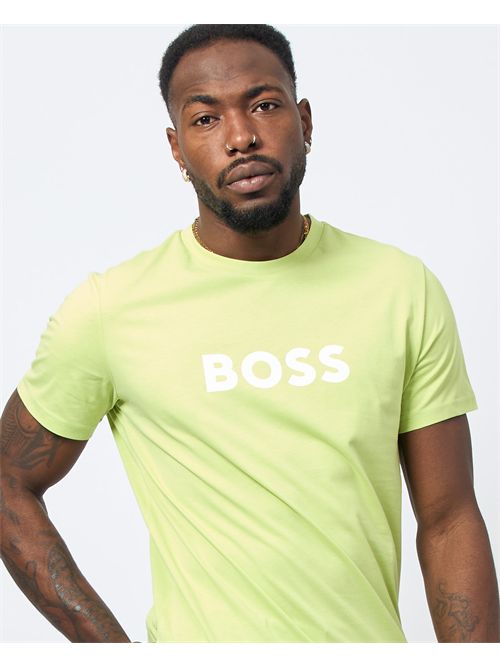 T-shirt col rond coupe décontractée Boss pour homme BOSS | 50491706331