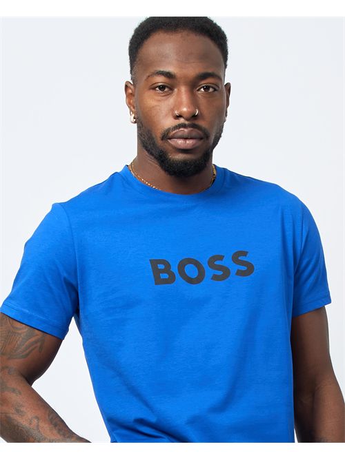 T-shirt col rond coupe décontractée Boss pour homme BOSS | 50491706427