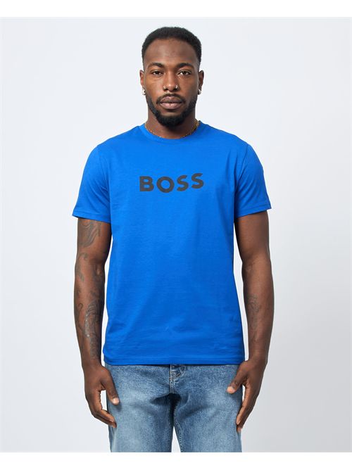 T-shirt col rond coupe décontractée Boss pour homme BOSS | 50491706427