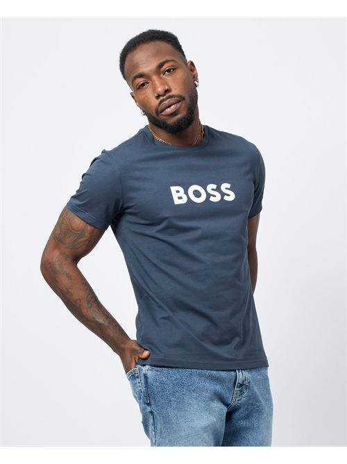 T-shirt col rond coupe décontractée Boss pour homme BOSS | 50491706455