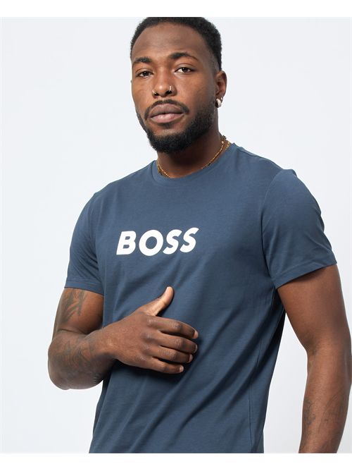 T-shirt col rond coupe décontractée Boss pour homme BOSS | 50491706455