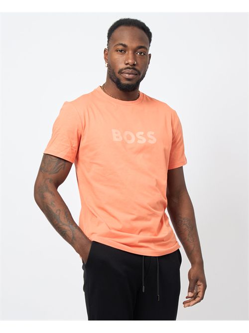 T-shirt col rond coupe décontractée Boss pour homme BOSS | 50491706823