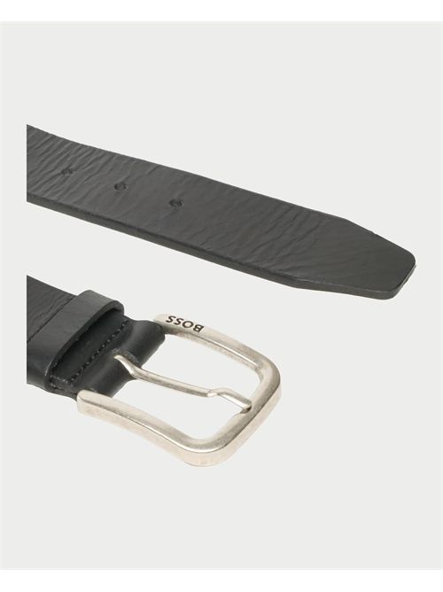 Boss men's leather belt with pin buckle BOSS | 50491903001