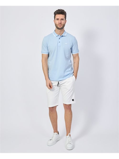 Boss men's polo with contrasting profiles BOSS | 50494697450