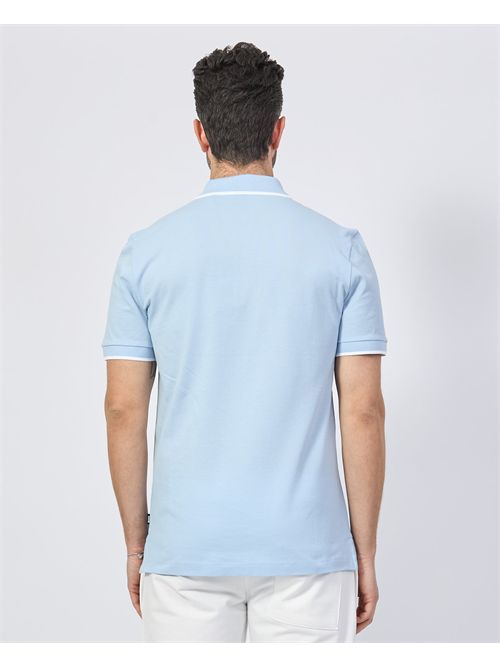 Boss men's polo with contrasting profiles BOSS | 50494697450