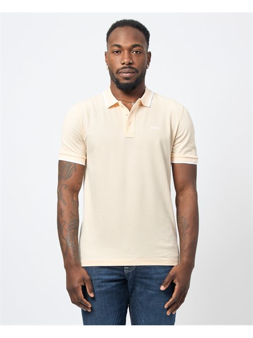 Boss men's polo with contrasting profiles BOSS | 50494697849