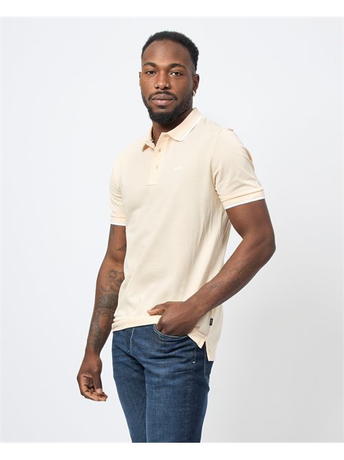 Boss men's polo with contrasting profiles BOSS | 50494697849