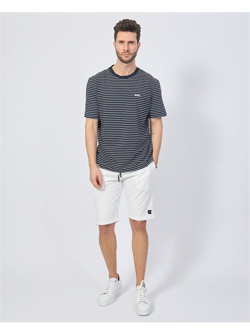 Boss Men's T-Shirt with Striped Pattern BOSS | 50499334100