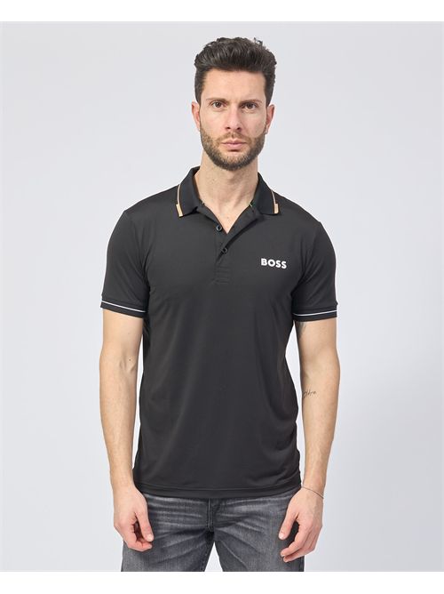 Boss cotton jersey polo with logo BOSS | 50506203005