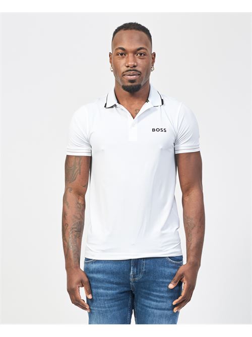 Polo Boss in jersey di cotone con logo BOSS | 50506203104