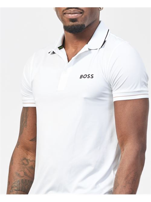 Polo Boss in jersey di cotone con logo BOSS | 50506203104