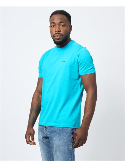 Boss Men's T-Shirt with Chest Logo BOSS | 50506373450