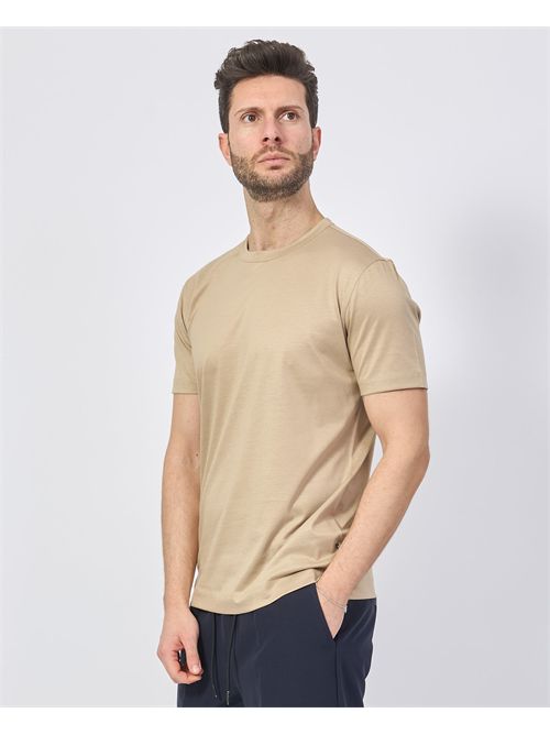 Boss men's T-shirt in fine stretch knit BOSS | 50513674275