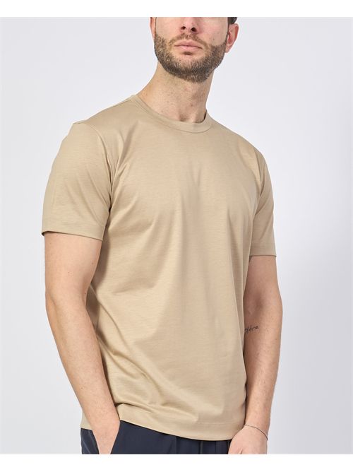 Boss men's T-shirt in fine stretch knit BOSS | 50513674275