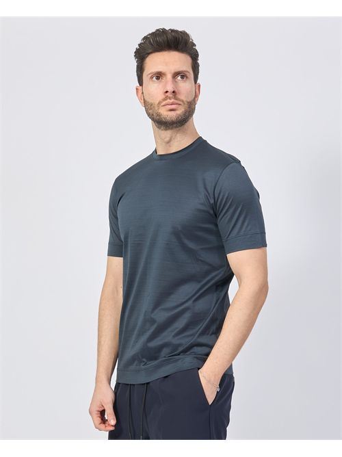 Boss men's T-shirt in fine stretch knit BOSS | 50513674404