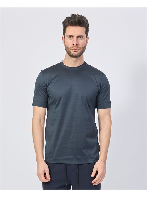 Boss men's T-shirt in fine stretch knit BOSS | 50513674404