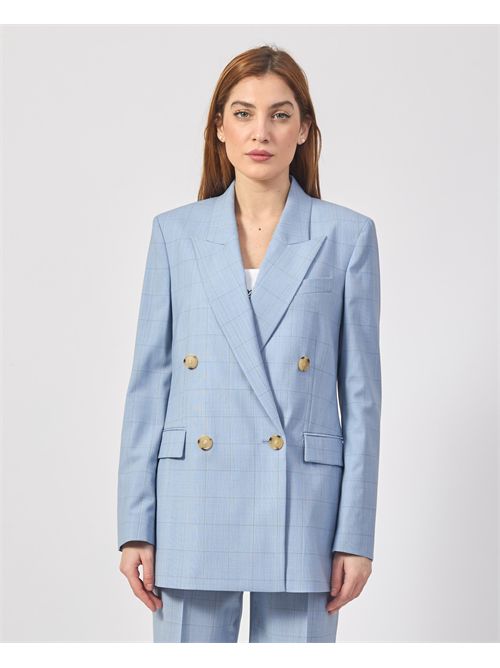 Veste croisée à carreaux pour femme Boss BOSS | 50530606967