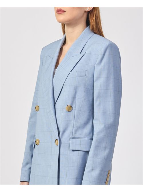 Veste croisée à carreaux pour femme Boss BOSS | 50530606967