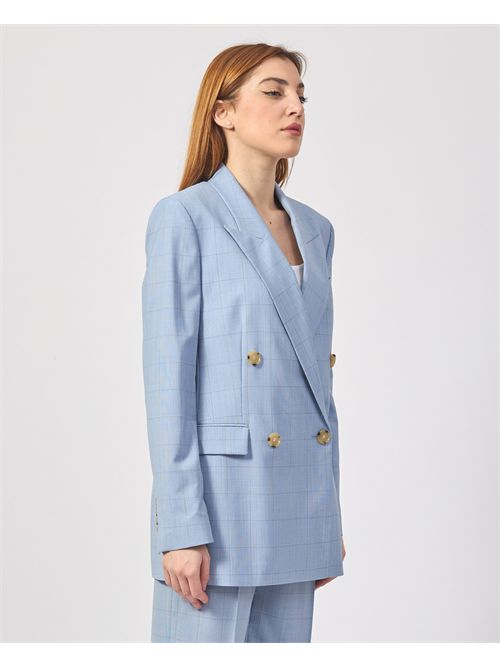 Veste croisée à carreaux pour femme Boss BOSS | 50530606967