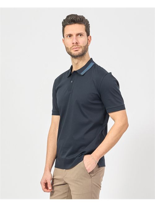 Boss slim fit men's polo shirt with contrasting collar BOSS | 50531791404