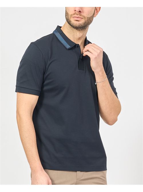 Polo uomo slim fit Boss con collo a contrasto BOSS | 50531791404