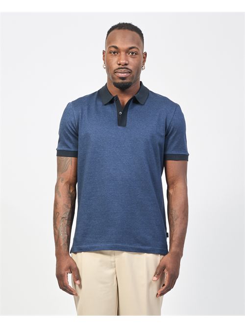 Boss Polo Shirt in Mercerized Cotton with Micro Motif BOSS | 50532246404