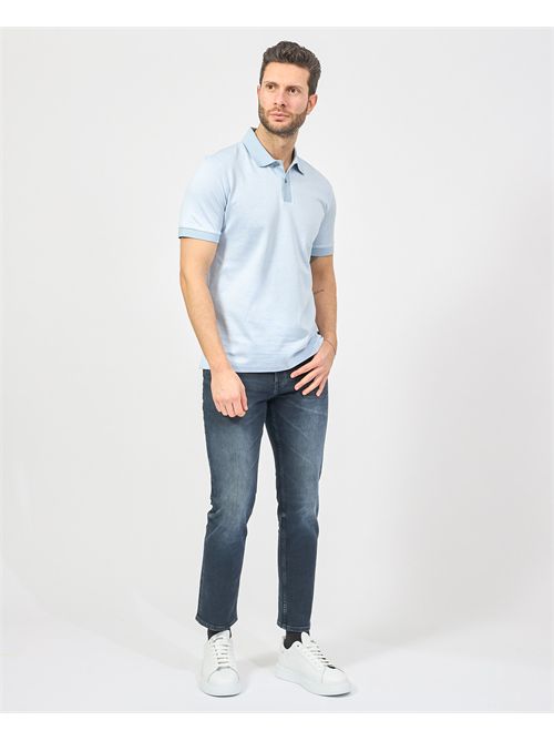 Polo Boss en coton mercerisé à micro motif BOSS | 50532246454