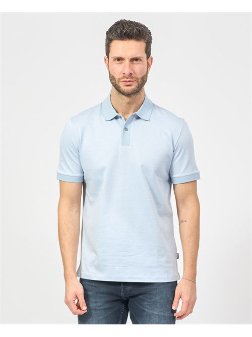 Polo Boss in cotone mercerizzato con micromotivo BOSS | 50532246454