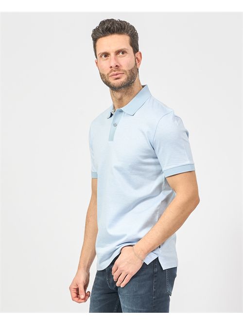 Polo Boss in cotone mercerizzato con micromotivo BOSS | 50532246454