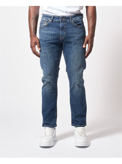 Jeans slim fit Boss in denim slubby BOSS | 50532498413