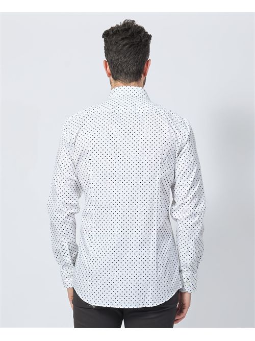 Boss cotton shirt with micro pattern BOSS | 50532828275