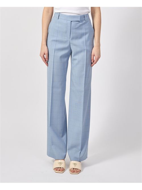 Boss women's high-waisted trousers with checked pattern BOSS | 50534529967