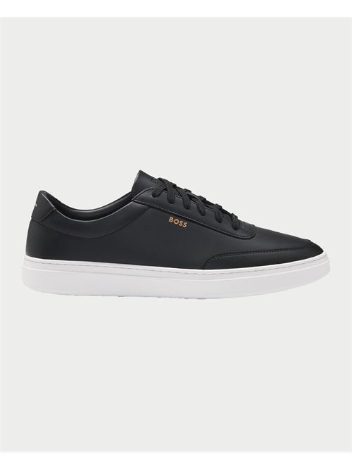 Boss leather sneakers with side logo BOSS | 50536504001