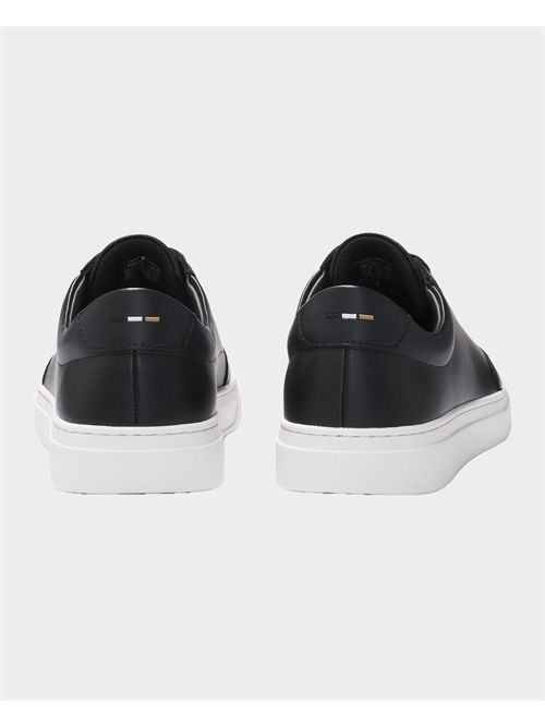 Boss leather sneakers with side logo BOSS | 50536504001