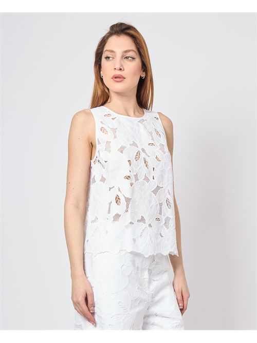 Chemise femme Boss en dentelle Sangallo BOSS | 50537401100