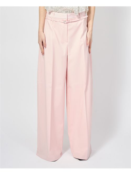 Pantalon coupe décontractée rose pour femme Boss BOSS | 50537404685